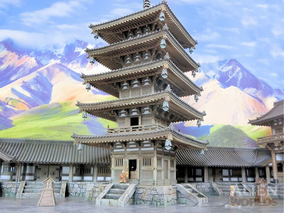 Samurai Temple Pagoda – Towering 5-Storey Centrepiece (28mm) - Northern Foundry
