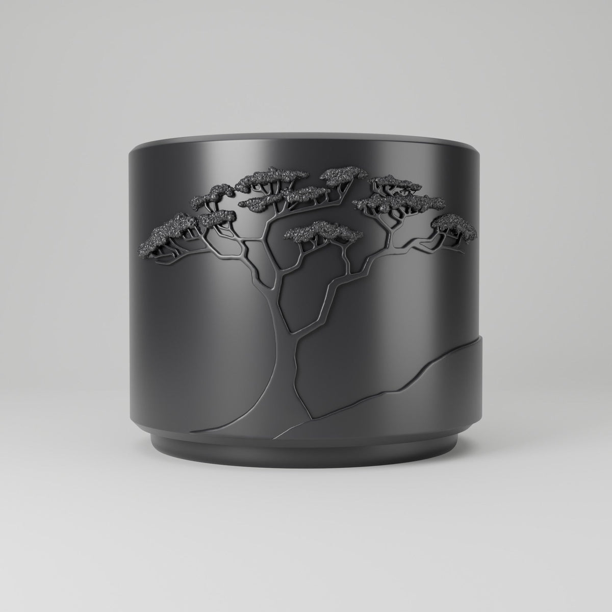 Savanna Tree Planter – Acacia Relief Plant Pot - Northern Foundry