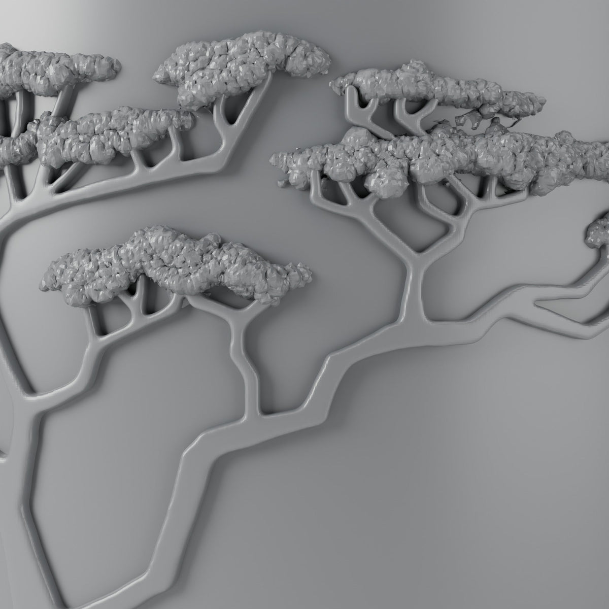Savanna Tree Planter – Acacia Relief Plant Pot - Northern Foundry