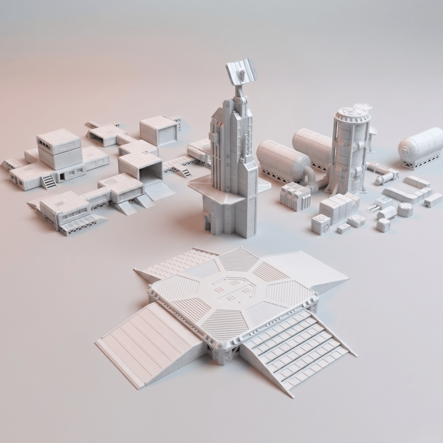 Sci-Fi Scatter Pack Hopes Reach tabletop terrain