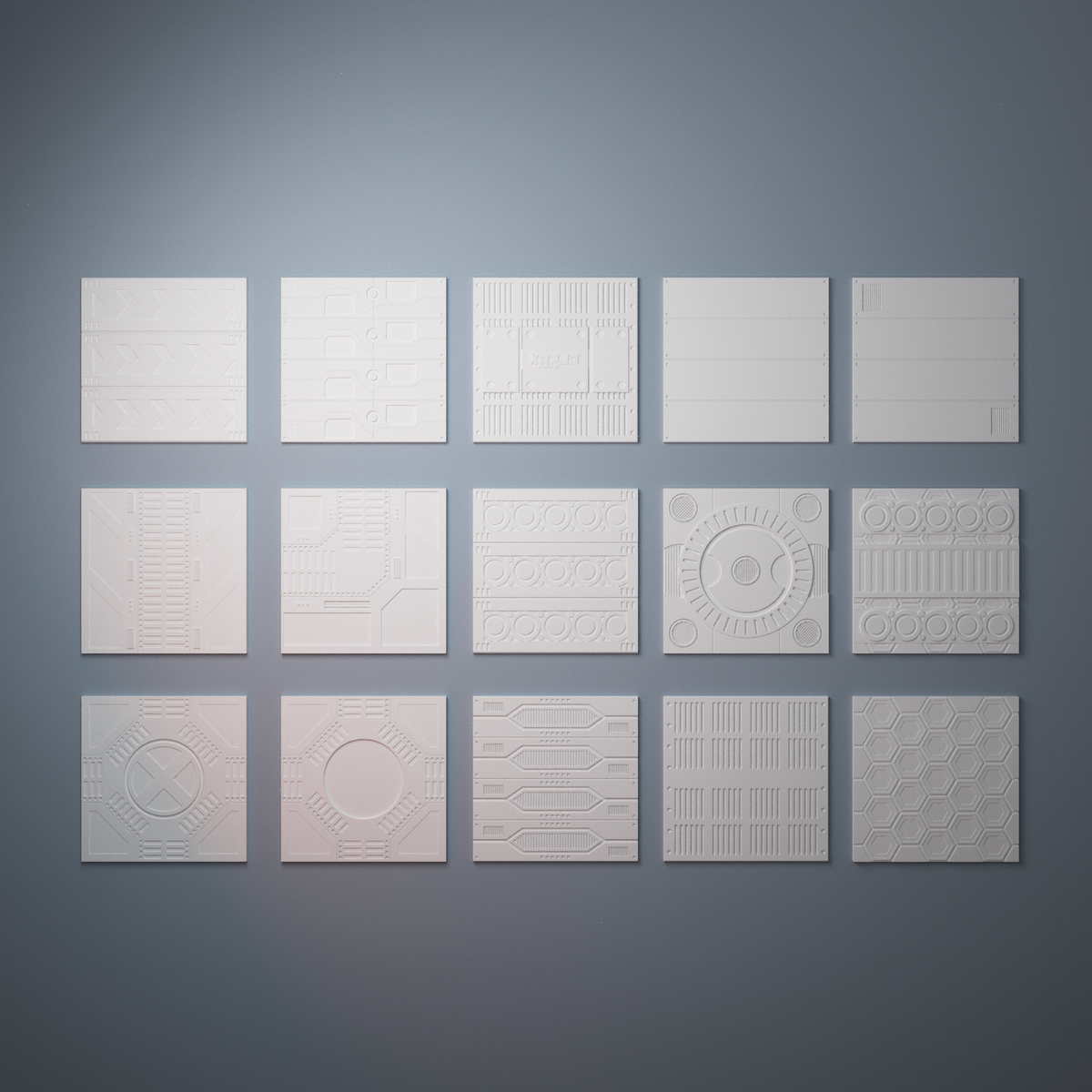 Sci-Fi Modular Urban Ground Tiles Bundle - Northern Foundry