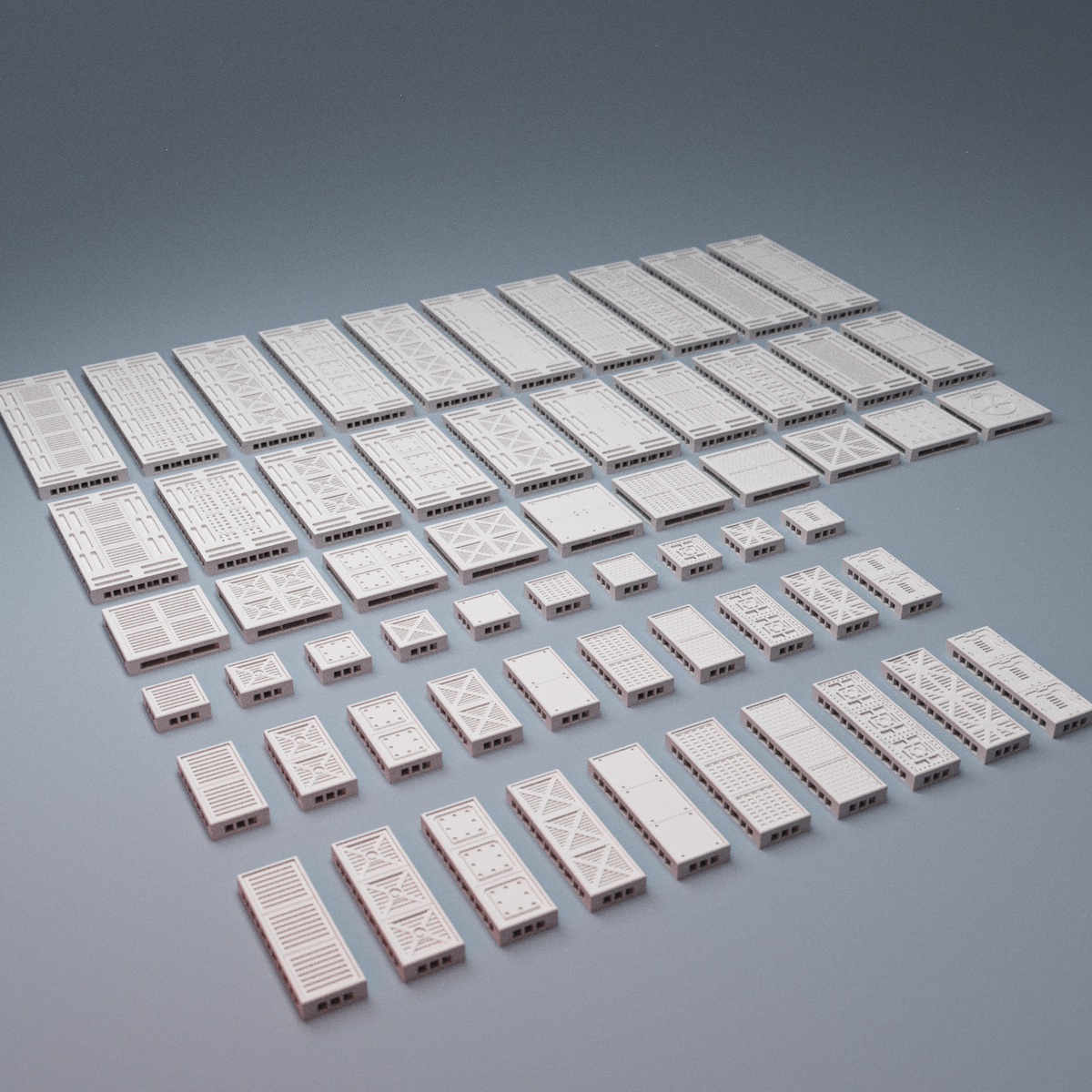 Sci-Fi Modular Urban Ground Tiles Bundle - Northern Foundry