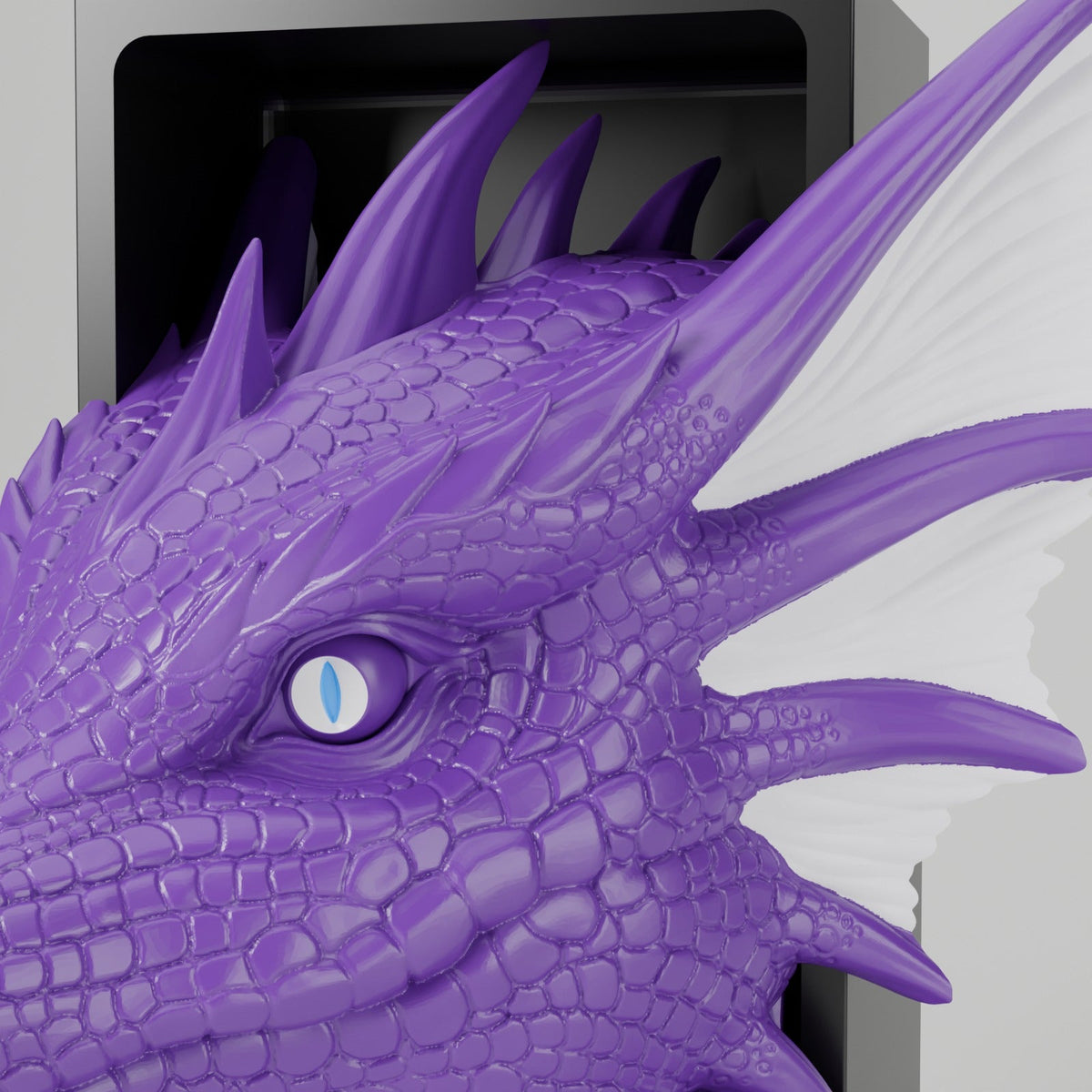 Sea Dragon Book Nook – Finned Dragon Head or Tail Bursting from Your Bookshelf - Northern Foundry