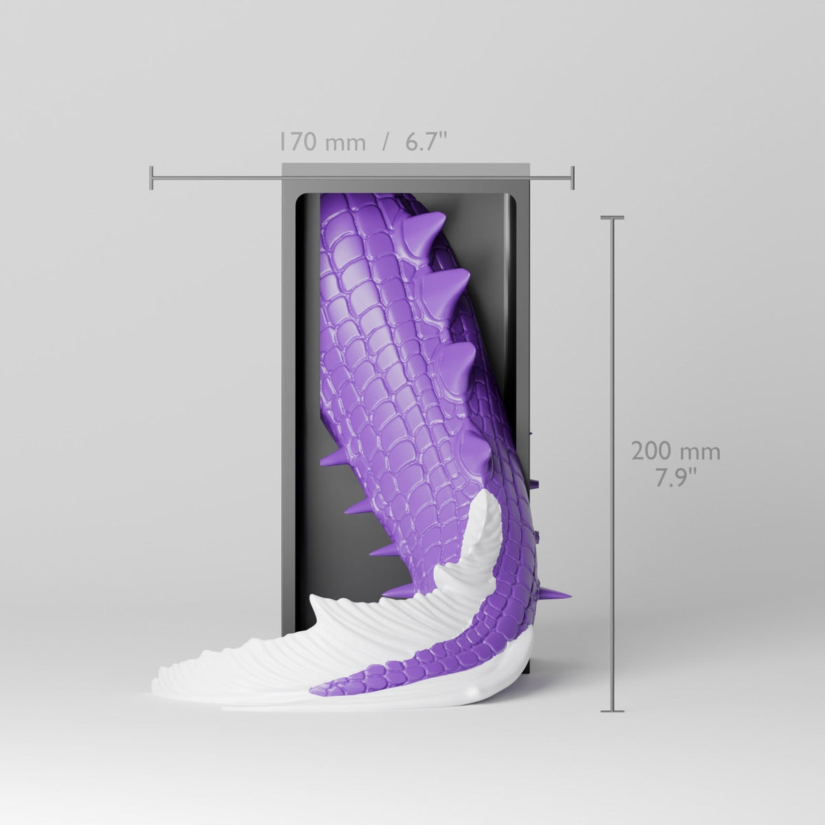 Sea Dragon Book Nook – Finned Dragon Head or Tail Bursting from Your Bookshelf - Northern Foundry