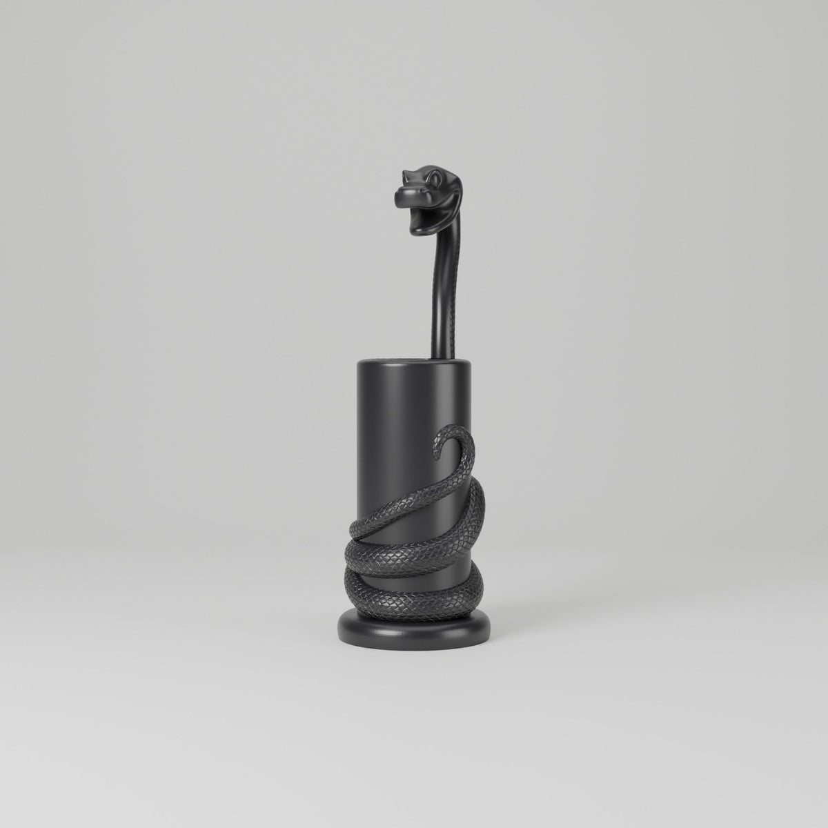 Serpent Pen Holder – Coiled Snake Brush and Pen Cup - Northern Foundry