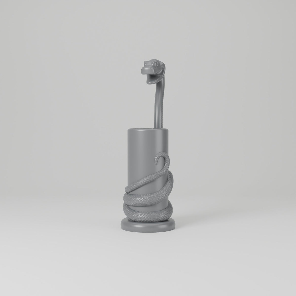 Serpent Pen Holder – Coiled Snake Brush and Pen Cup - Northern Foundry