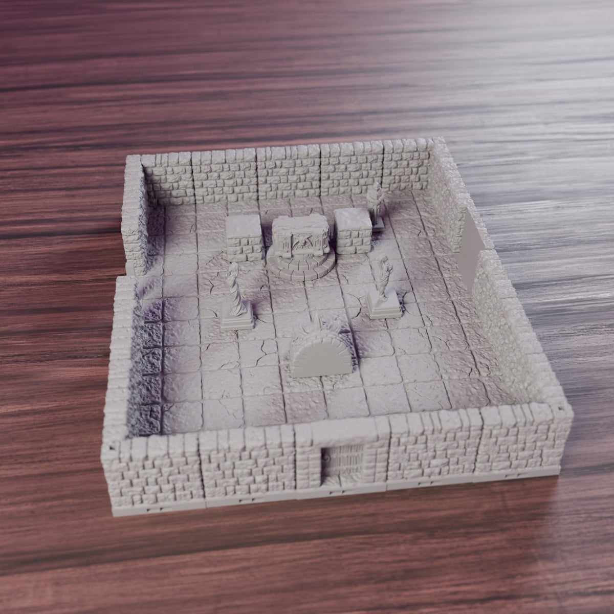 Shrine & Altar Room 6x8" Temple – Dragonlock 28mm Dungeon - Northern Foundry