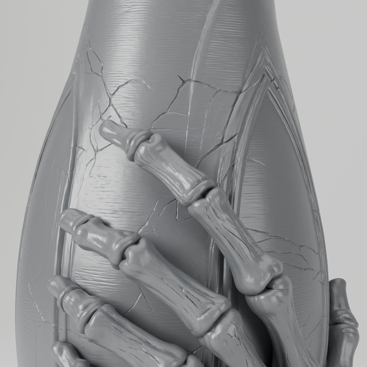 Skeleton Hand Vase – Gothic Halloween Decor - Northern Foundry
