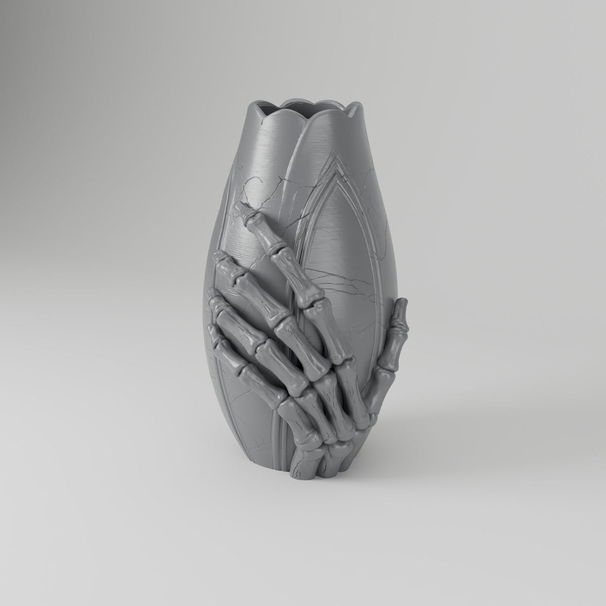 Skeleton Hand Vase – Gothic Halloween Decor - Northern Foundry