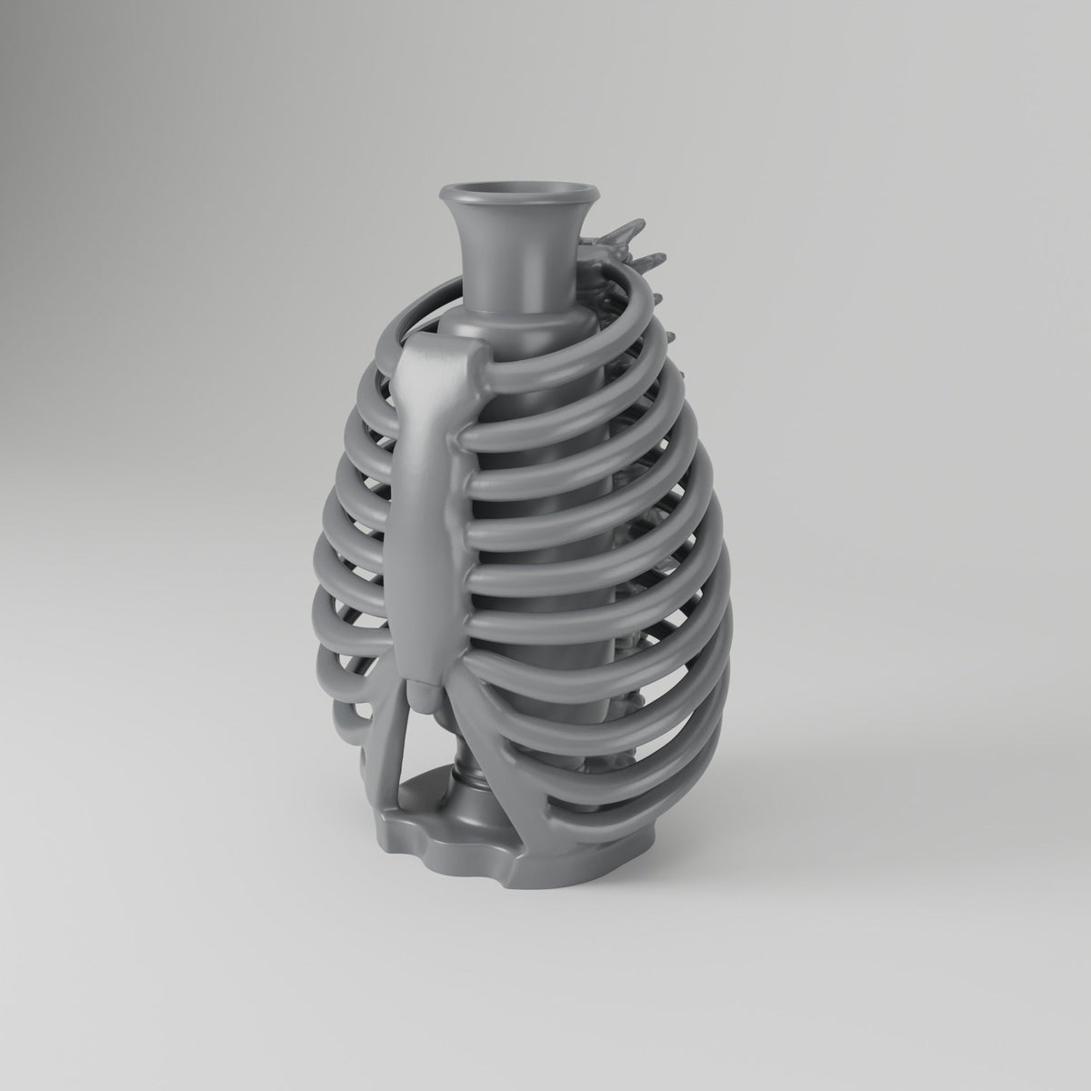 Skeleton Rib Cage Vase – Gothic Halloween Decor - Northern Foundry