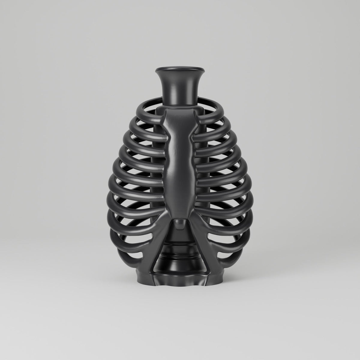 Skeleton Rib Cage Vase – Gothic Halloween Decor - Northern Foundry