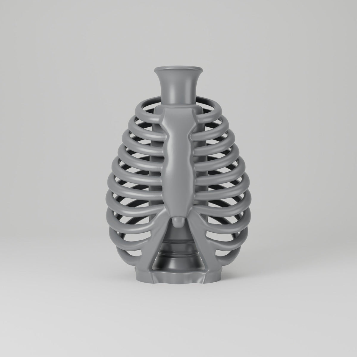 Skeleton Rib Cage Vase – Gothic Halloween Decor - Northern Foundry