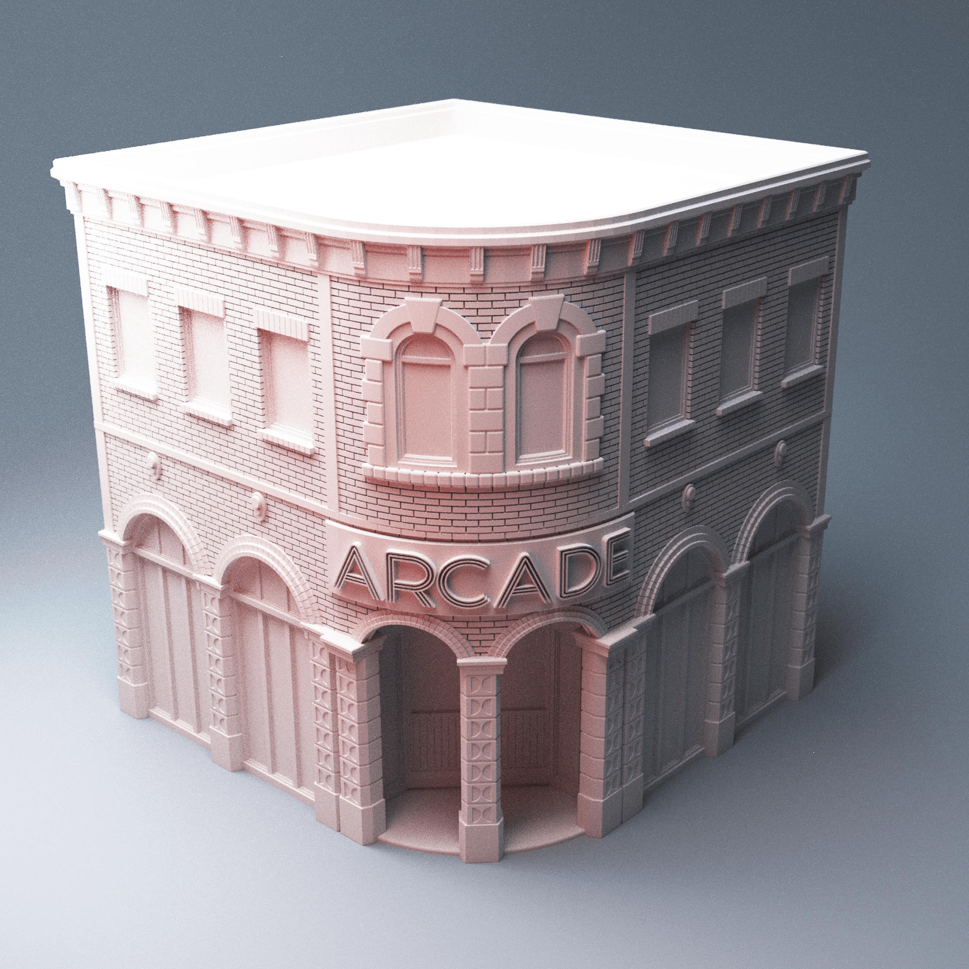 Smalltown 80s Storefronts – 4 Retro Urban Shops (28mm) - Northern Foundry