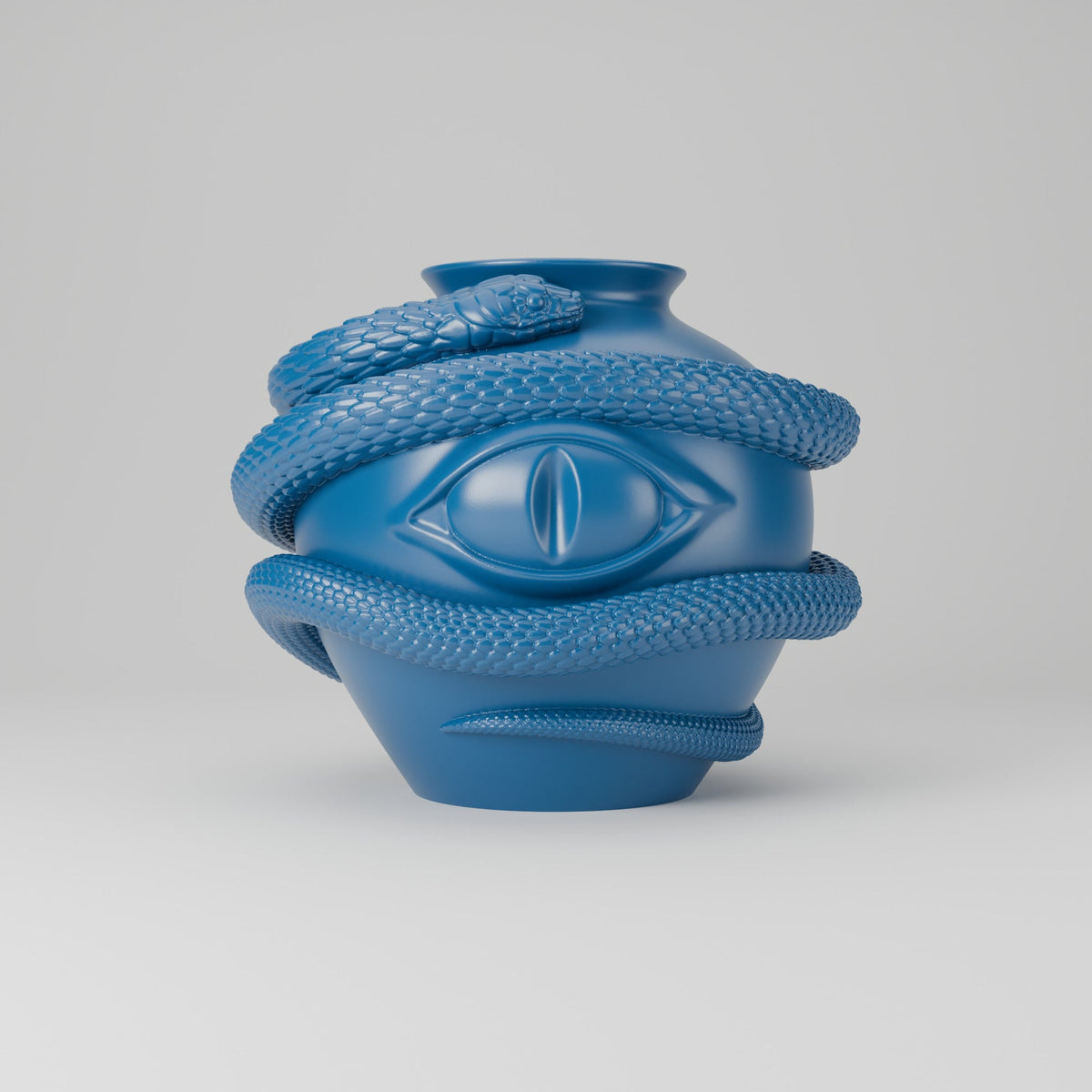 Snake Eye Vase – Gothic Serpent Decor - Northern Foundry