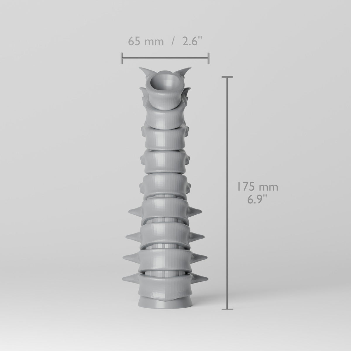 Spine Vase – Sculptural Vertebrae Bud Vase - Northern Foundry