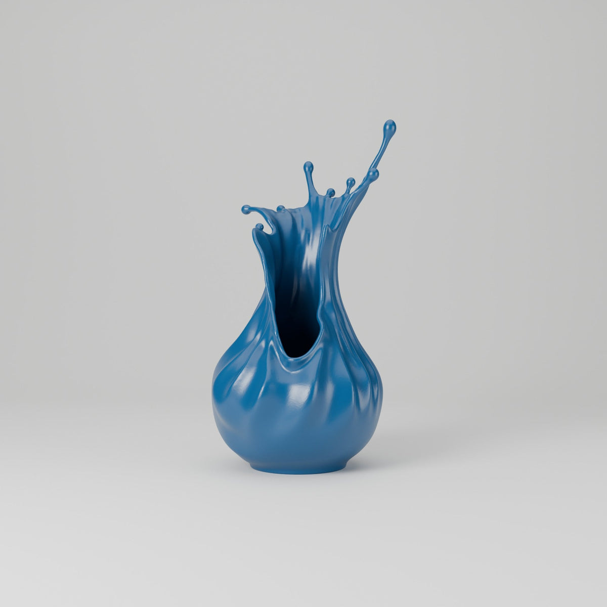 Splash Crown Sculptural Vase – Liquid Splash Art Vase - Northern Foundry