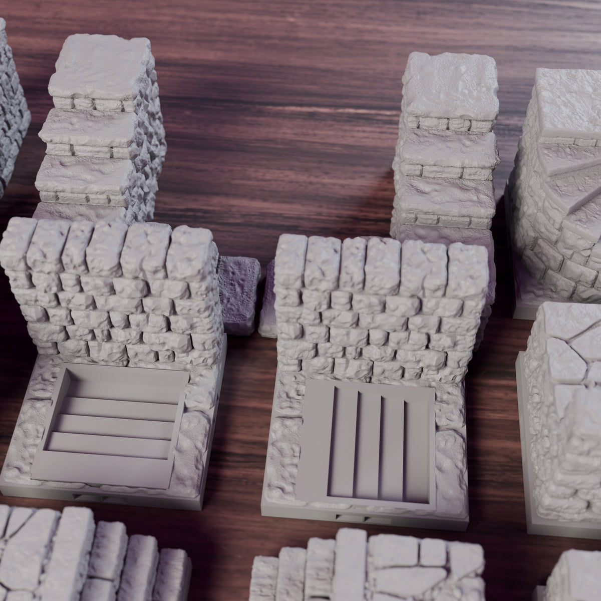 Stairs & Levels Pack – Platforms & Staircases (Dragonlock 28mm) - Northern Foundry