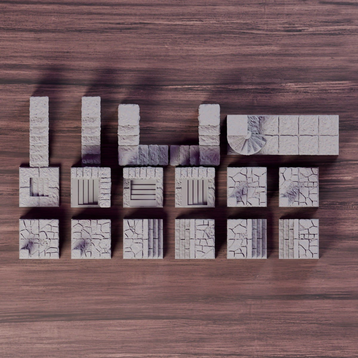 Stairs & Levels Pack – Platforms & Staircases (Dragonlock 28mm) - Northern Foundry