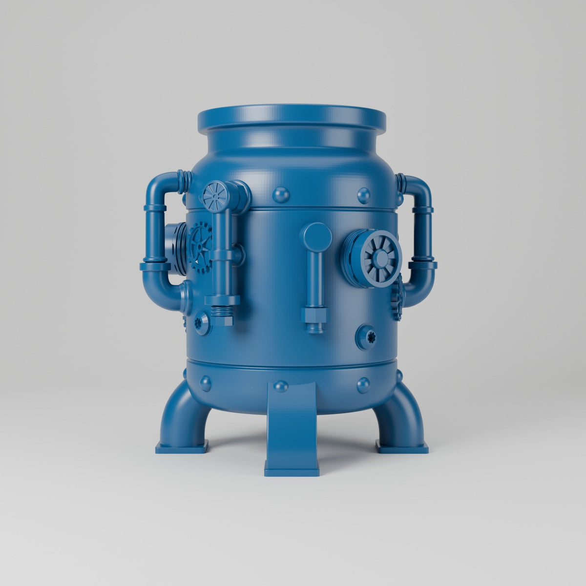 Steam Bloom Vase – Steampunk Boiler Pot Flower Vase - Northern Foundry