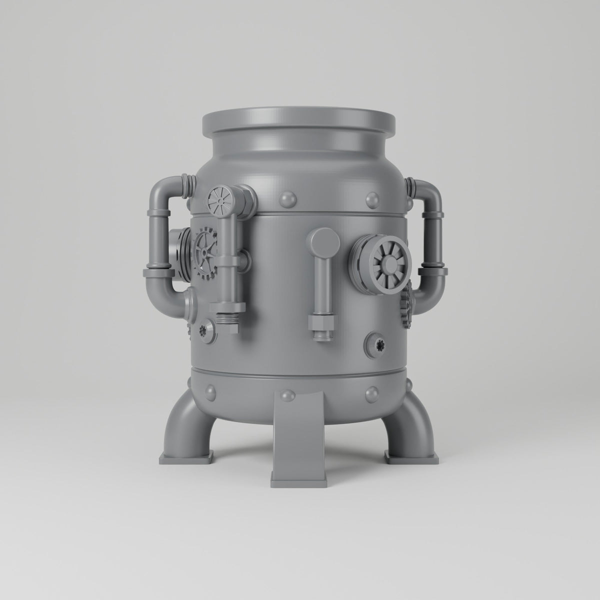 Steam Bloom Vase – Steampunk Boiler Pot Flower Vase - Northern Foundry