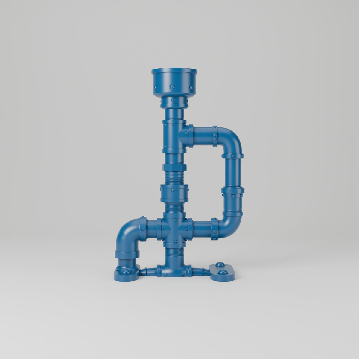 Steampunk Pipe LED Candle Holder – Industrial Tea Light Stand - Northern Foundry
