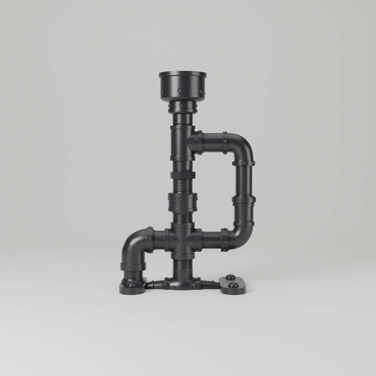 Steampunk Pipe LED Candle Holder – Industrial Tea Light Stand - Northern Foundry