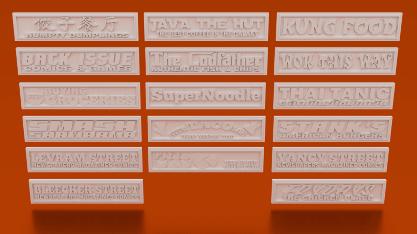 Street Vendors Bundle – 6 Modular Market Stalls (28mm) - Northern Foundry