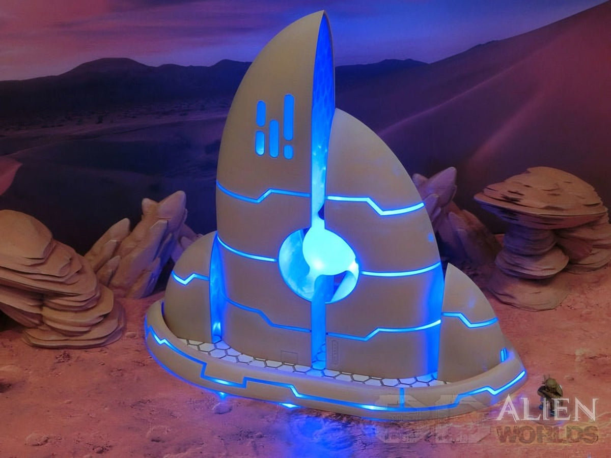 Taui Outpost Bundle – Sci-Fi Alien Base Terrain (28mm/32mm/40mm) - Northern Foundry