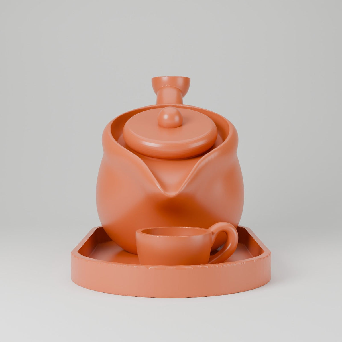 Teapot Backflow Incense Burner – Incense Cone Holder with Tea Cup Tray - Northern Foundry
