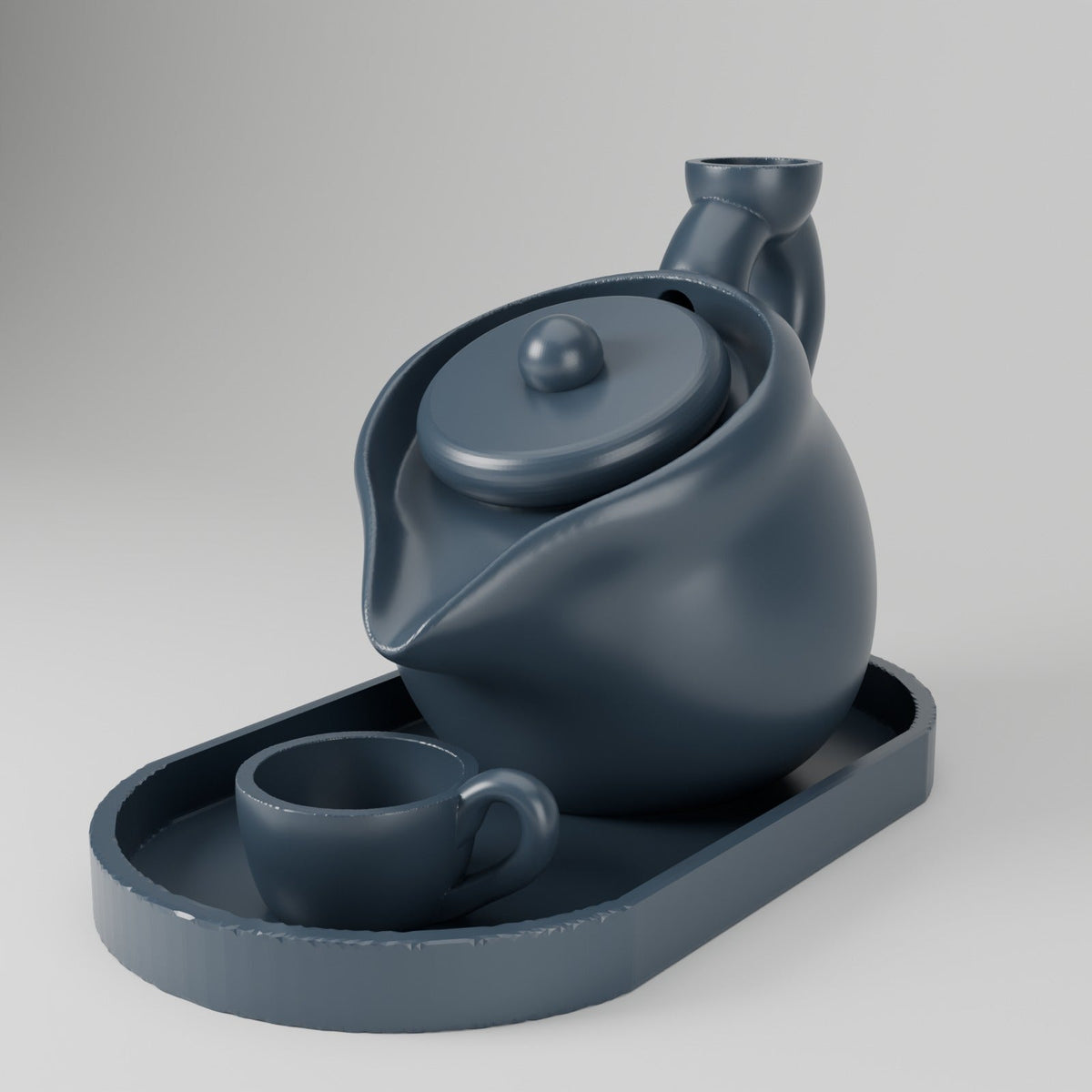 Teapot Backflow Incense Burner – Incense Cone Holder with Tea Cup Tray - Northern Foundry