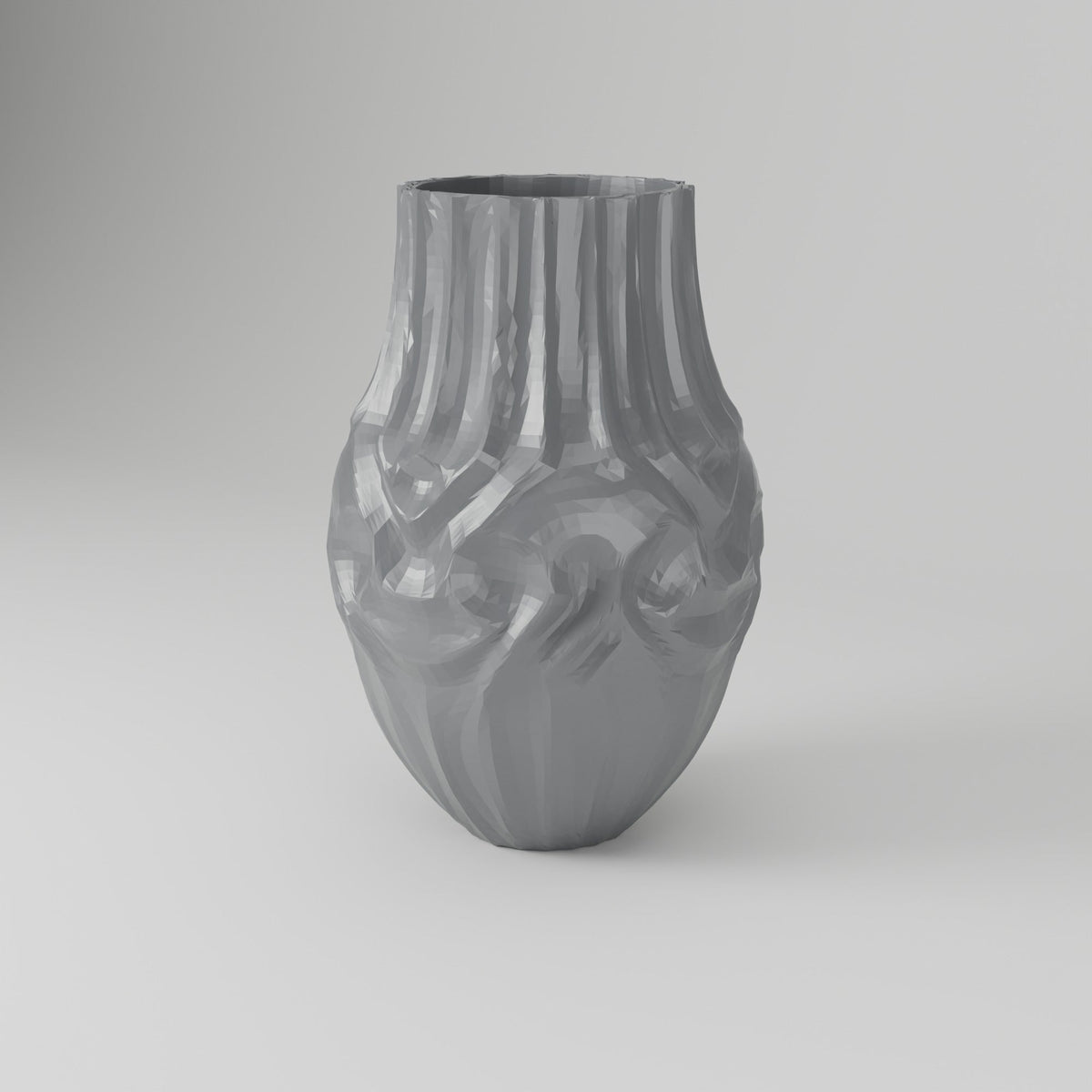Tepoca Carved Face Vase – Modern Sculptural Flower Vase - Northern Foundry