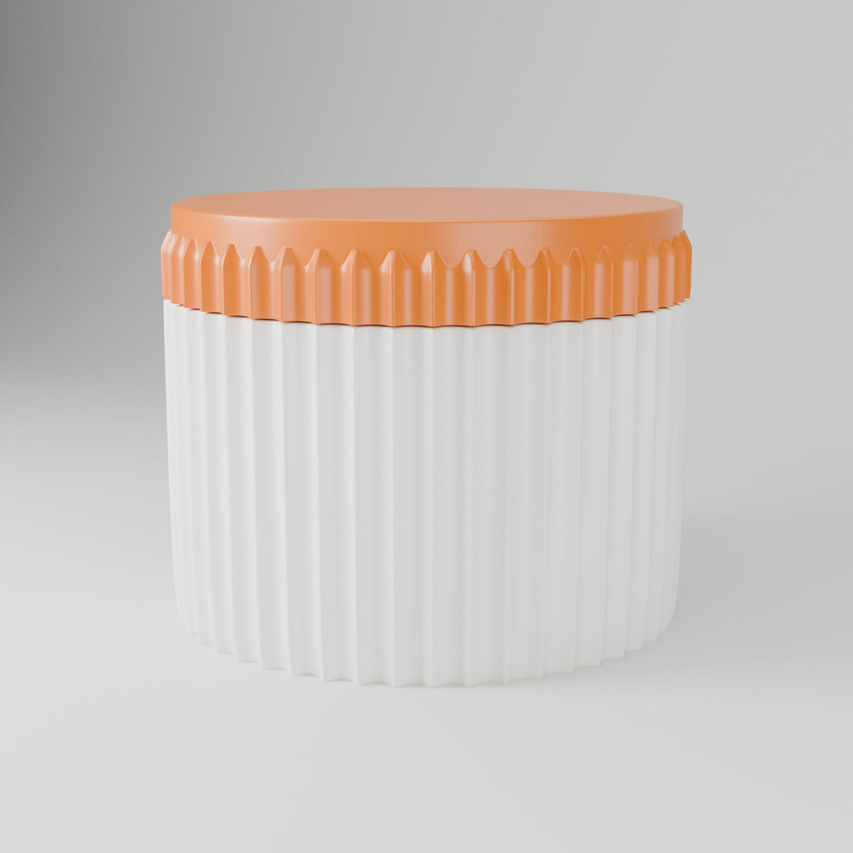 Terra Crisp Jar – Ribbed Japandi Storage Jar with Lid - Northern Foundry