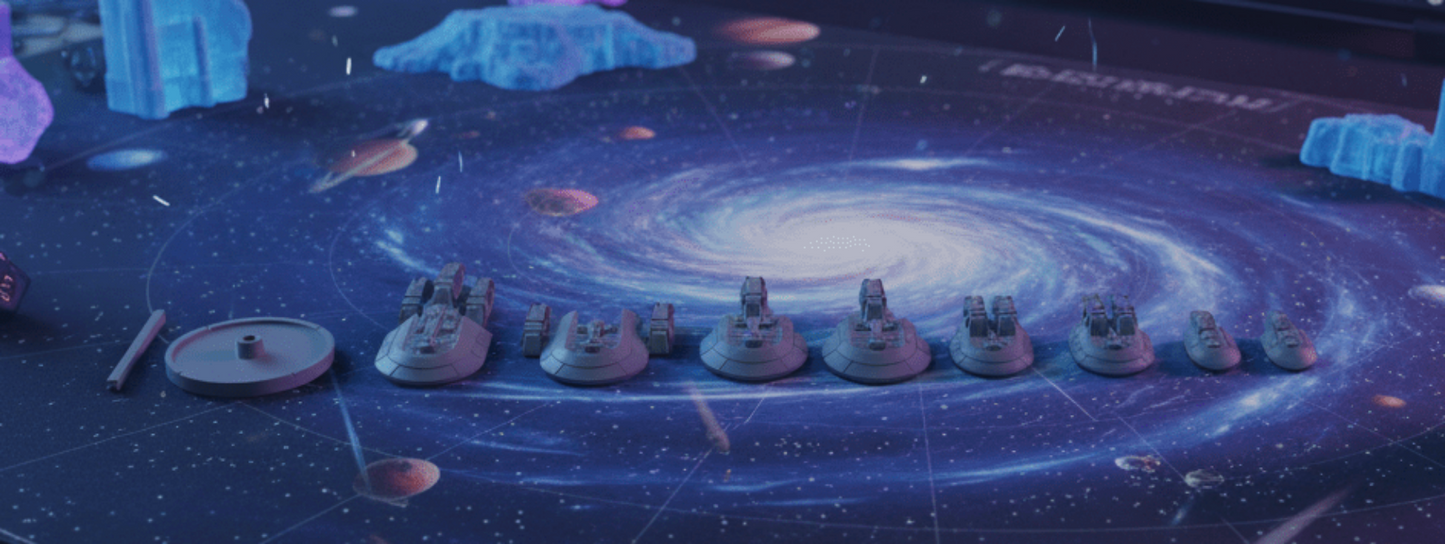 Terran Republic Fleet Pack | Space Combat Miniatures | Fat Dragon Games | Battlefront Valkyrie - Northern Foundry