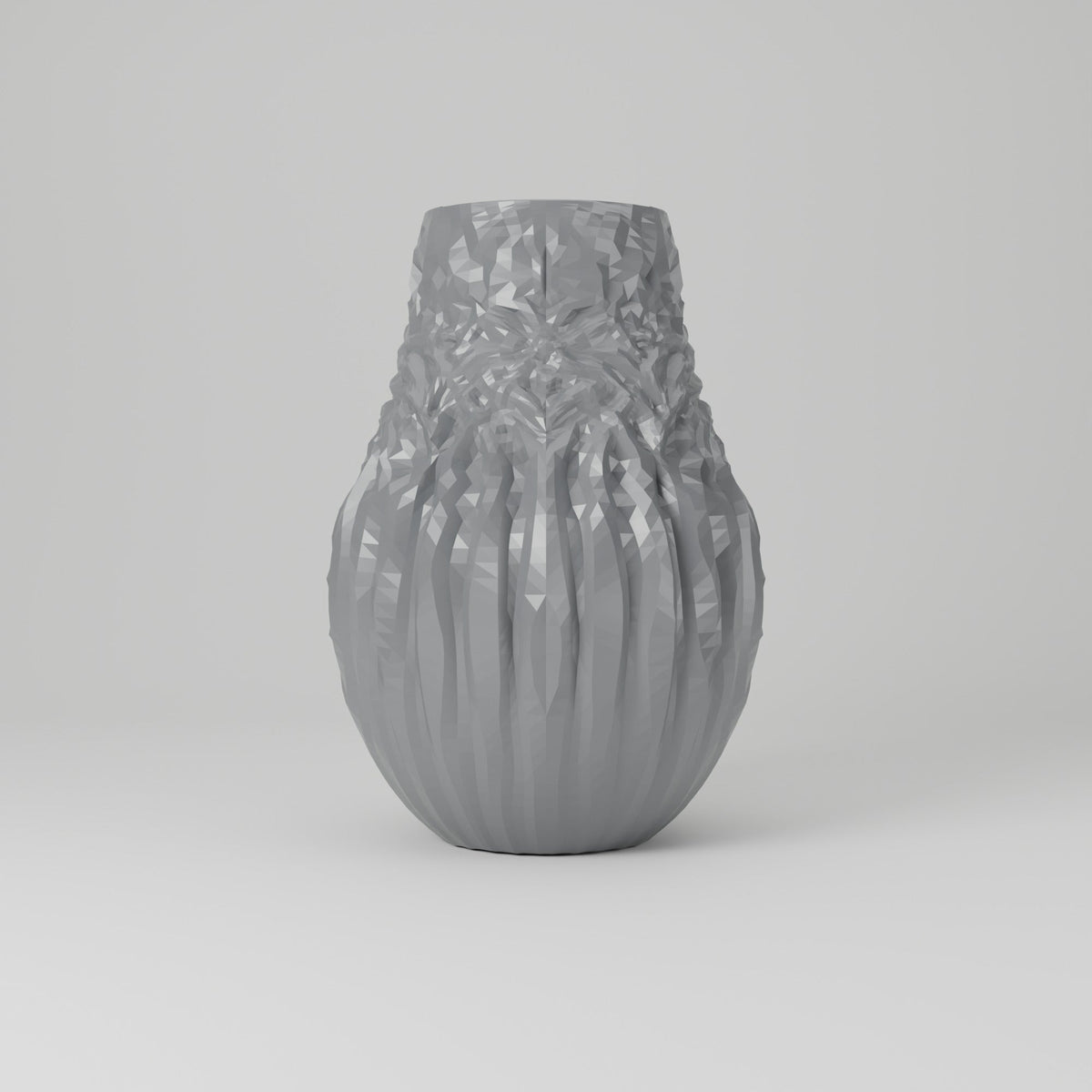 Terris Textured Bud Vase – Small Modern Ribbed Vase - Northern Foundry