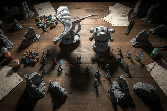 The Campaign Enders — Fat Dragon Games Boss Set — Great Dragon & Eye Tyrant Miniatures