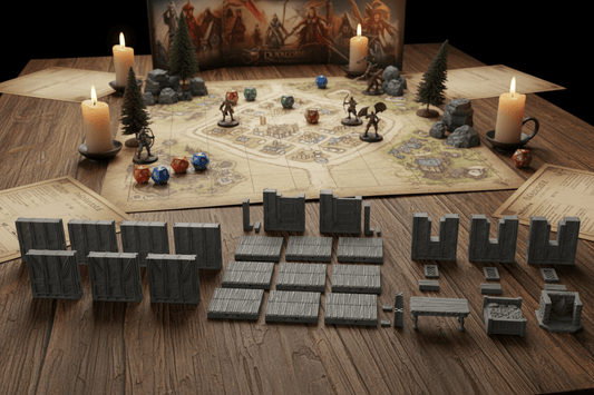 The Cozy Cottage — Interior Tabletop Terrain — Fat Dragon Games Dragonshire Series