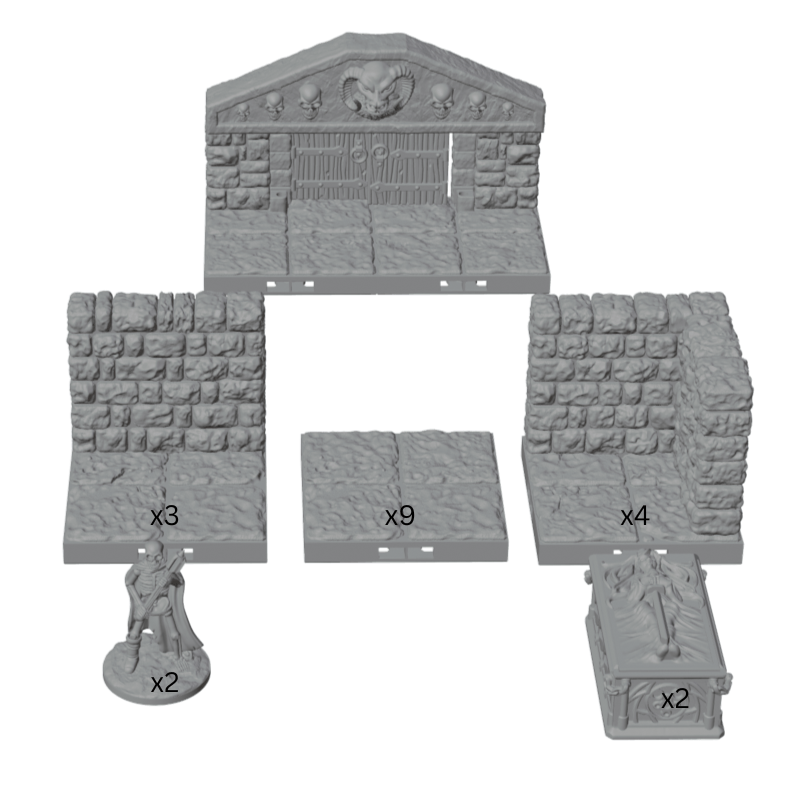 The Crypt Entry | Thematic Set | Dragonlock Dungeons | Fat Dragon Games - Northern Foundry