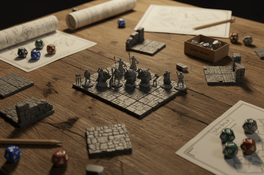 The Dungeon Grunts — Fat Dragon Games Enemy Horde Set — Skeleton, Goblin & Orc Miniature 28mms