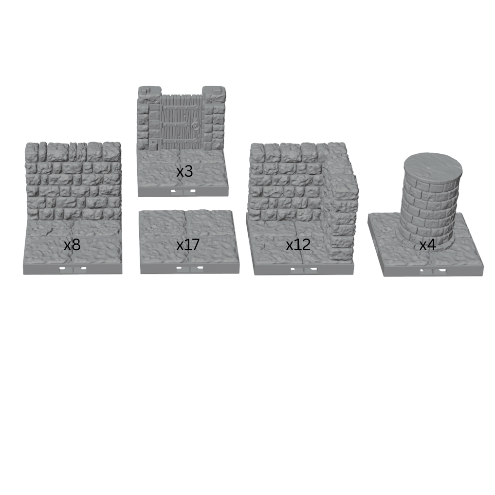 The Dungeon Wing Alpha | Modular Expansion | Dragonlock Dungeons | Fat Dragon Games - Northern Foundry