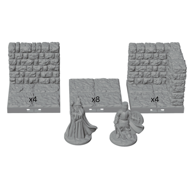 The Elongated Hall | Large Rectangular Room | Dragonlock Dungeons | Fat Dragon Games - Northern Foundry