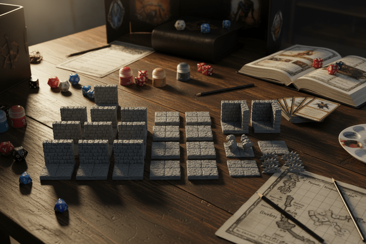 The Gauntlet Run | Interior Terrain Corridor | Dragonlock Dungeons | Fat Dragon Games - Northern Foundry