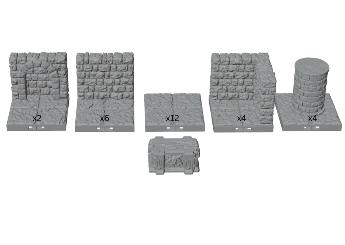 The Grand Chamber | Large Square Room | Dragonlock Dungeons | Fat Dragon Games - Northern Foundry