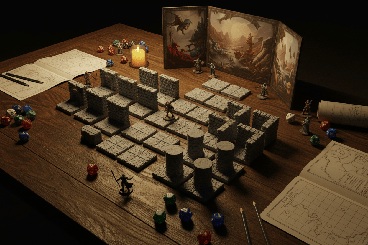 The Grand Chamber | Large Square Room | Dragonlock Dungeons | Fat Dragon Games - Northern Foundry