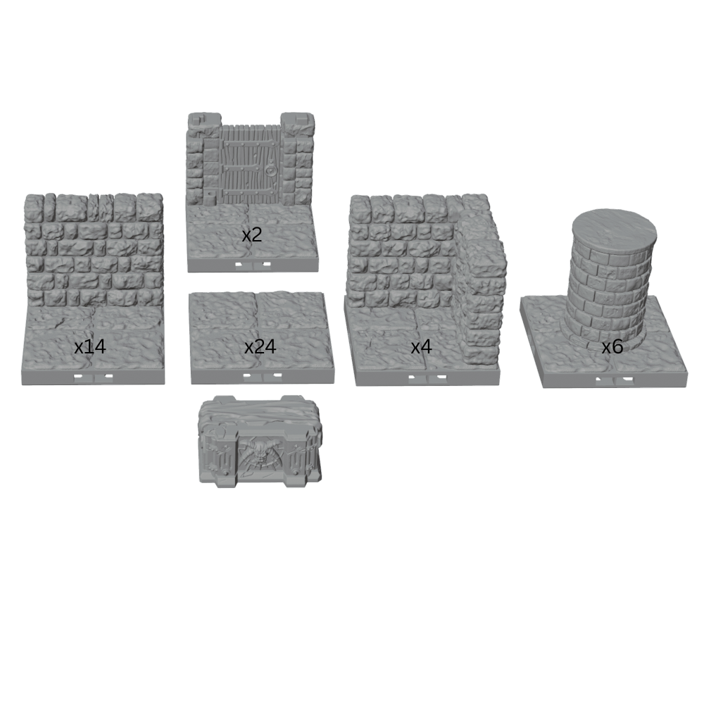 The Great Hall of Pillars | Cathedral Set | Dragonlock Dungeons | Fat Dragon Games - Northern Foundry