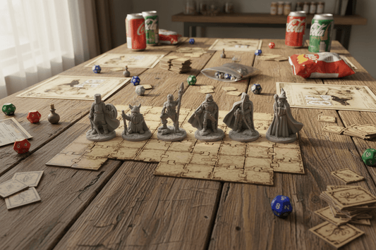 The Heroes' Guild — Fat Dragon Games Adventurer Party — 6-Piece Tabletop Gaming Miniatures