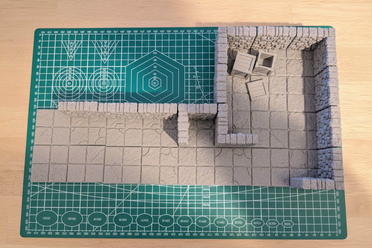 The L - Shaped Great Room | Complex Geometry | Dragonlock Dungeons | Fat Dragon Games - Northern Foundry