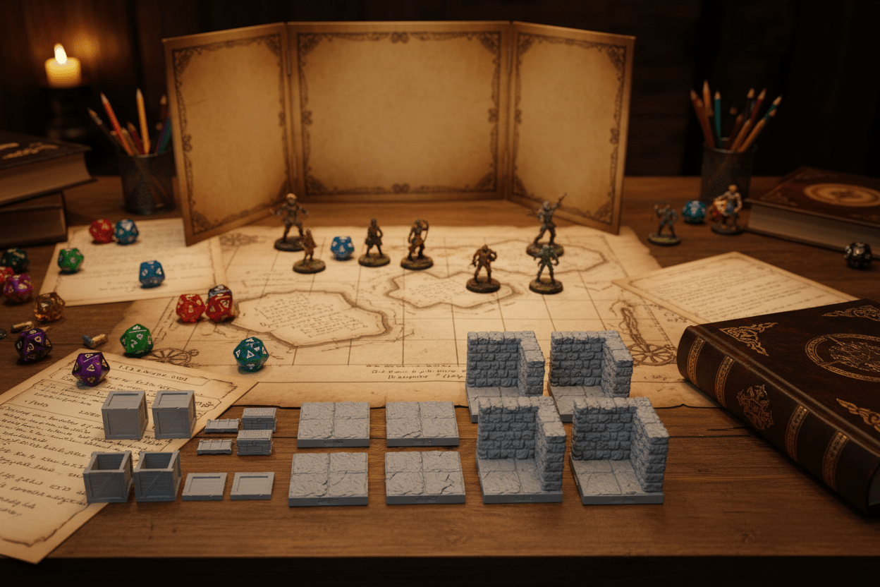 The Storeroom Stash | Interior Terrain | Dragonlock Dungeons | Fat Dragon Games - Northern Foundry