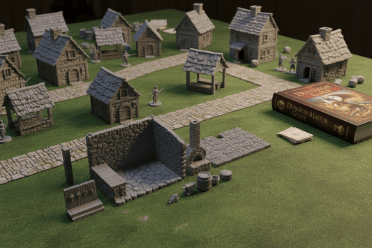 The Village Blacksmith — Interior Terrain Set — Fat Dragon Games Dragonshire Series