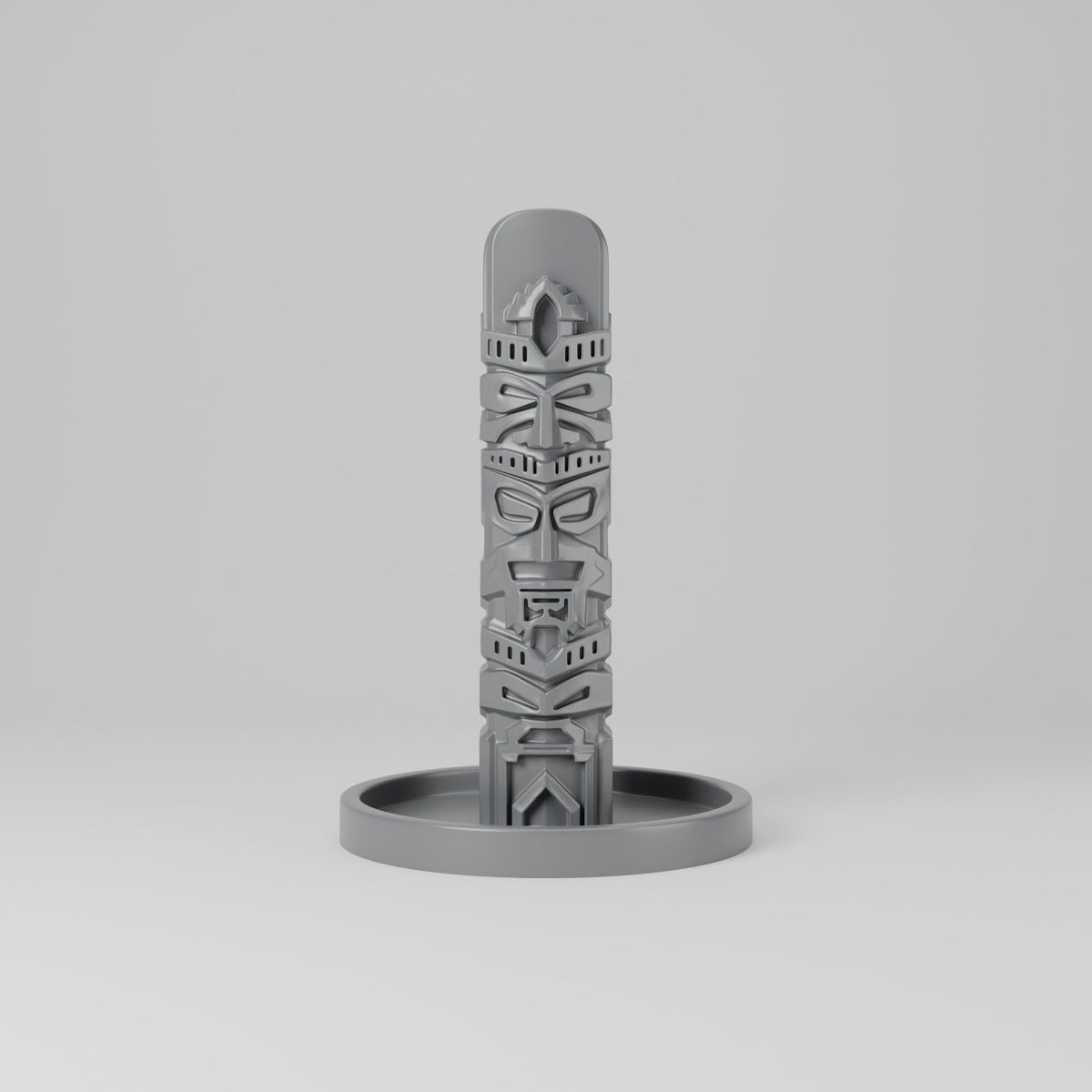 Tiki Totem Headphone Stand – Carved Tribal Headset Holder - Northern Foundry
