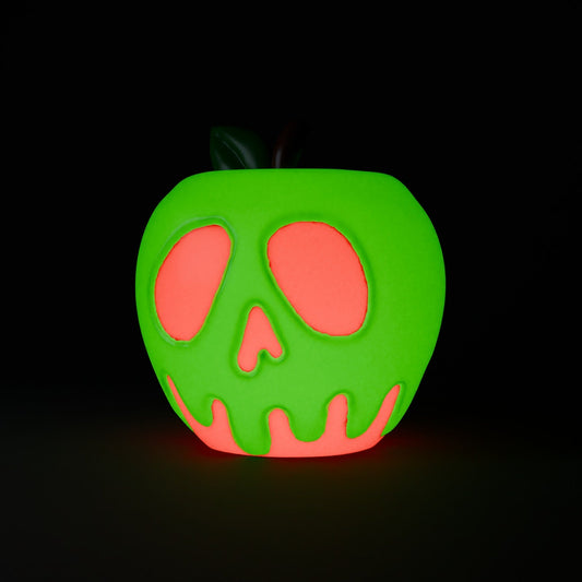 Toxic Apple Lantern – Poison Apple Skull LED Tealight Holder for Halloween - Northern Foundry